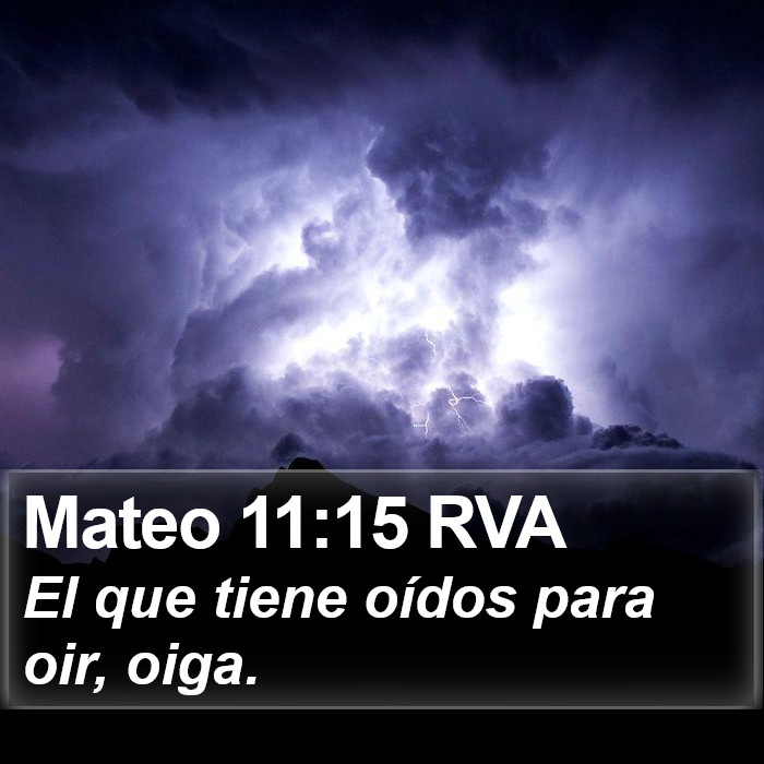 Mateo 11:15 RVA Bible Study