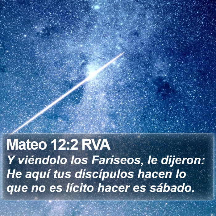 Mateo 12:2 RVA Bible Study