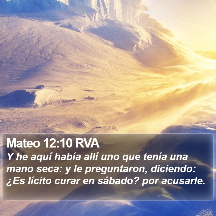 Mateo 12:10 RVA Bible Study