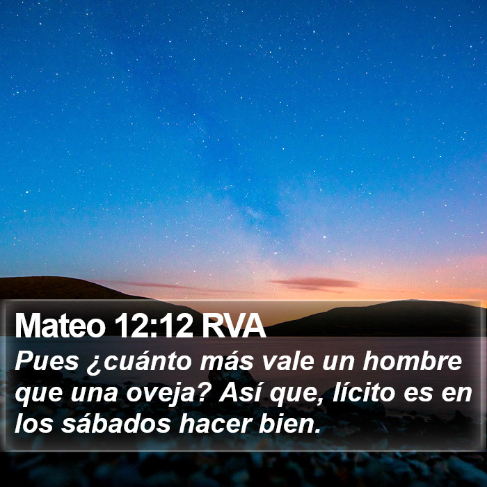 Mateo 12:12 RVA Bible Study