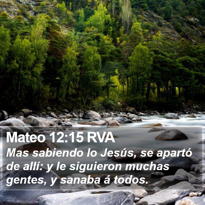 Mateo 12:15 RVA Bible Study