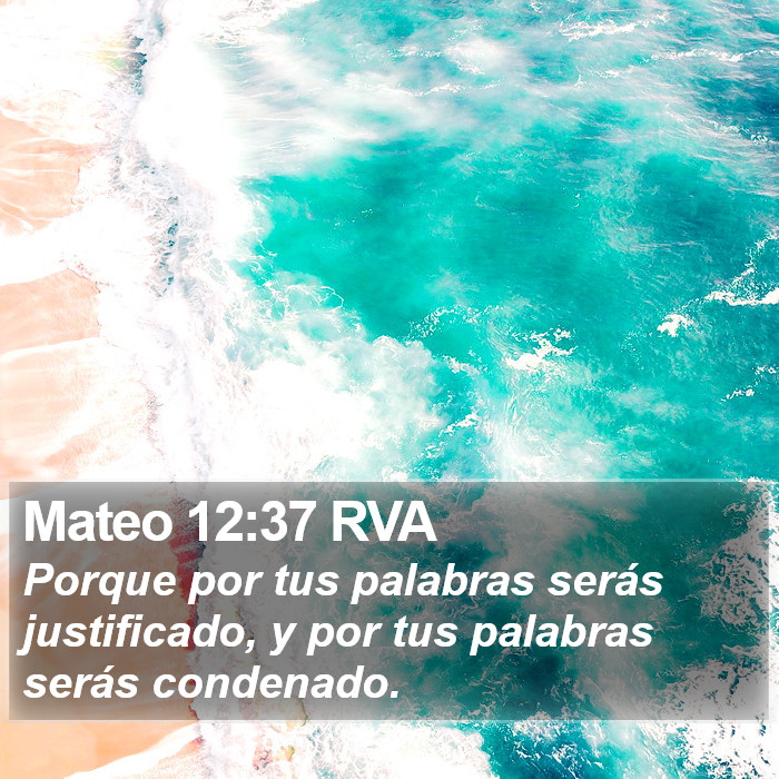 Mateo 12:37 RVA Bible Study