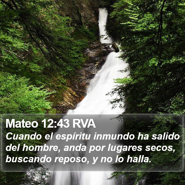 Mateo 12:43 RVA Bible Study