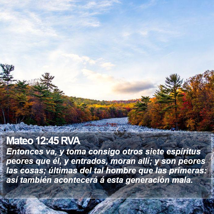 Mateo 12:45 RVA Bible Study