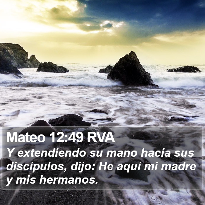 Mateo 12:49 RVA Bible Study