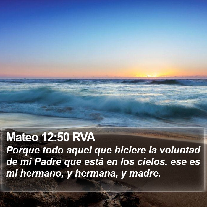 Mateo 12:50 RVA Bible Study