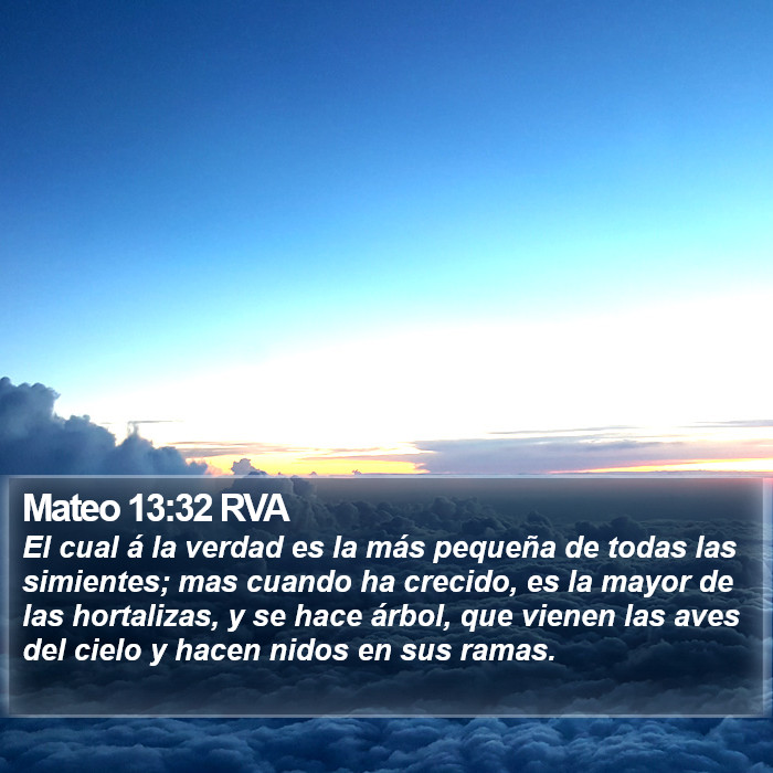 Mateo 13:32 RVA Bible Study