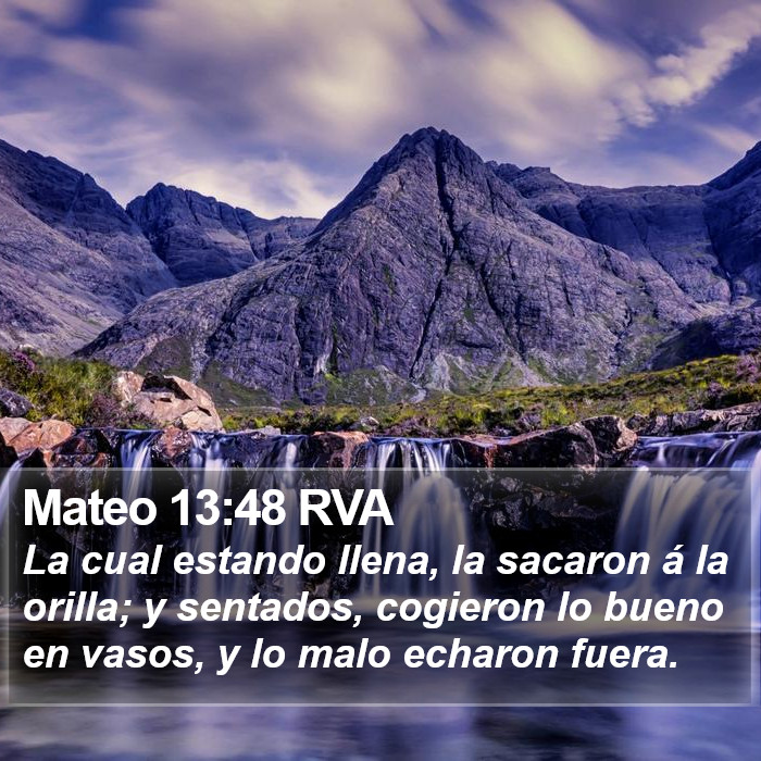 Mateo 13:48 RVA Bible Study