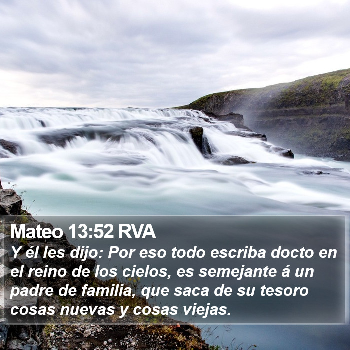 Mateo 13:52 RVA Bible Study