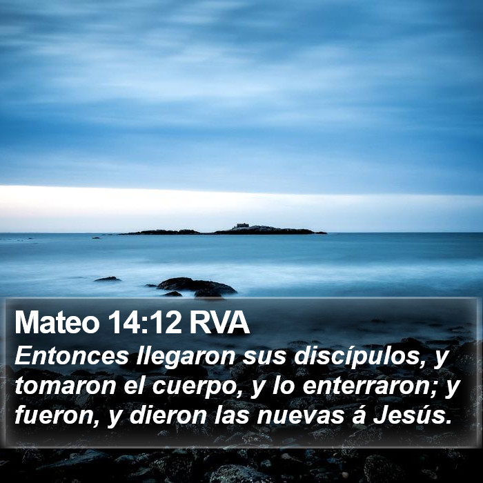 Mateo 14:12 RVA Bible Study