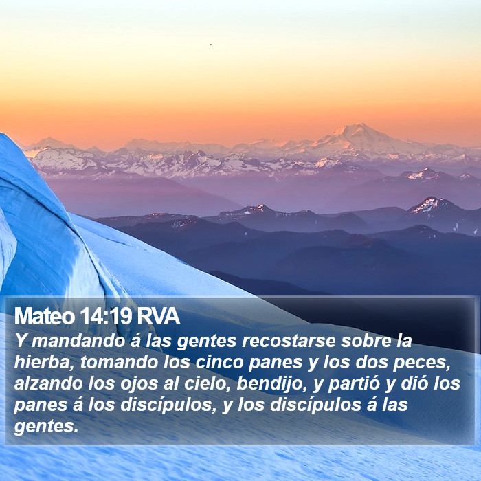 Mateo 14:19 RVA Bible Study