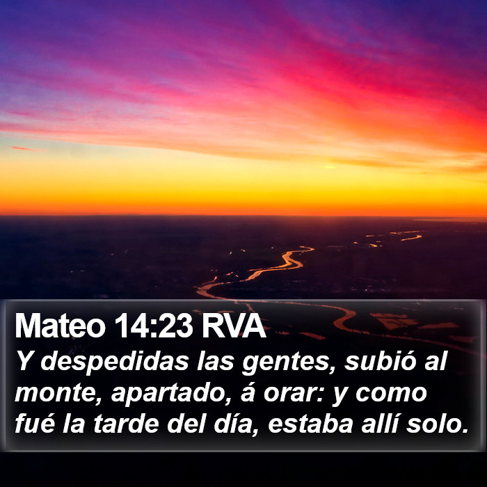 Mateo 14:23 RVA Bible Study