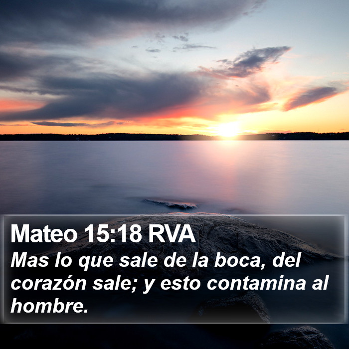 Mateo 15:18 RVA Bible Study