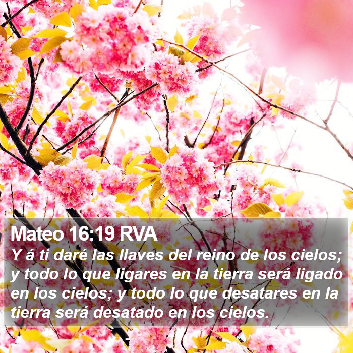 Mateo 16:19 RVA Bible Study