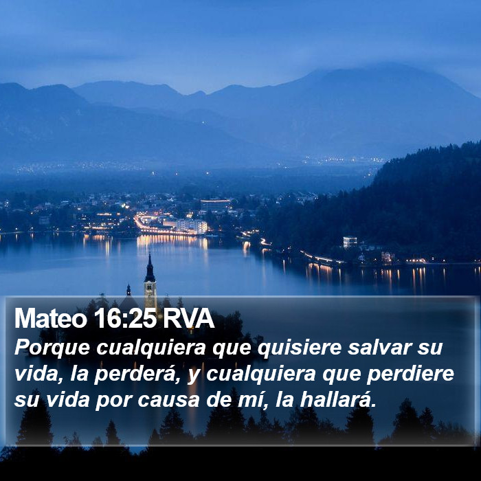 Mateo 16:25 RVA Bible Study