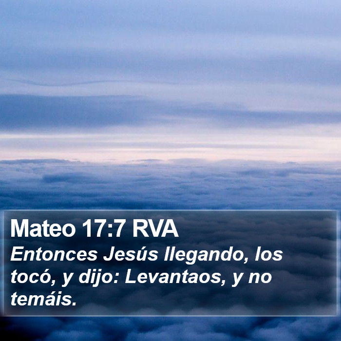 Mateo 17:7 RVA Bible Study