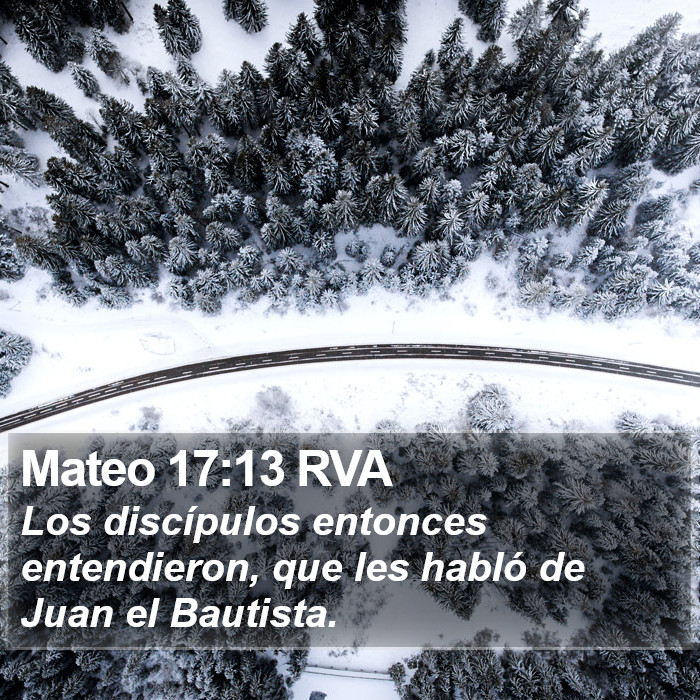 Mateo 17:13 RVA Bible Study