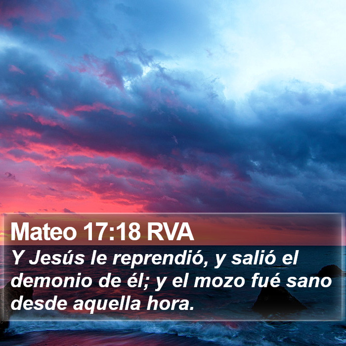 Mateo 17:18 RVA Bible Study