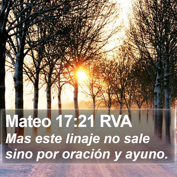 Mateo 17:21 RVA Bible Study