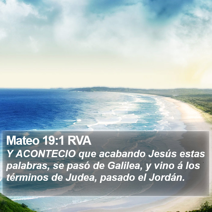 Mateo 19:1 RVA Bible Study