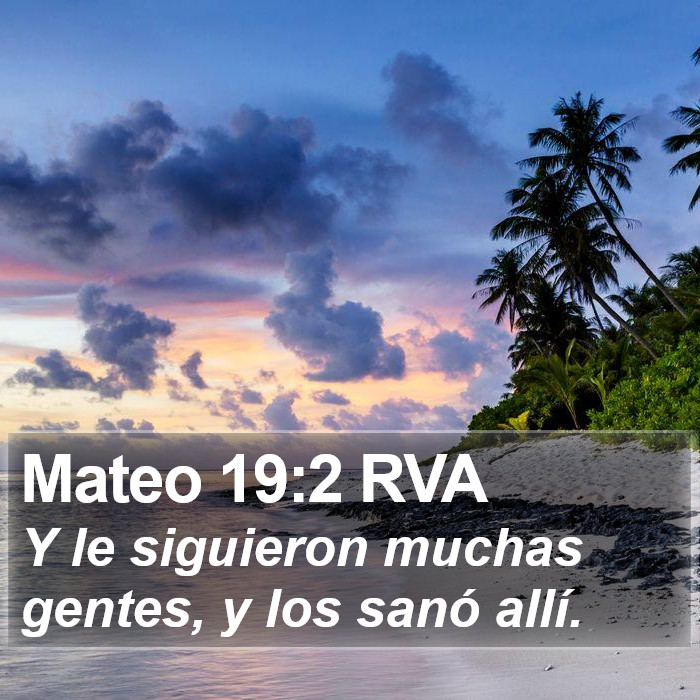 Mateo 19:2 RVA Bible Study