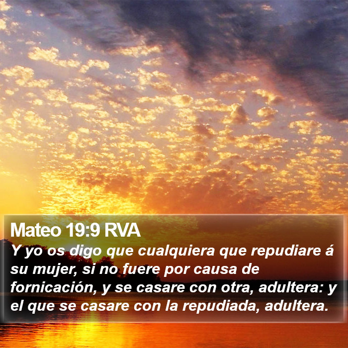 Mateo 19:9 RVA Bible Study