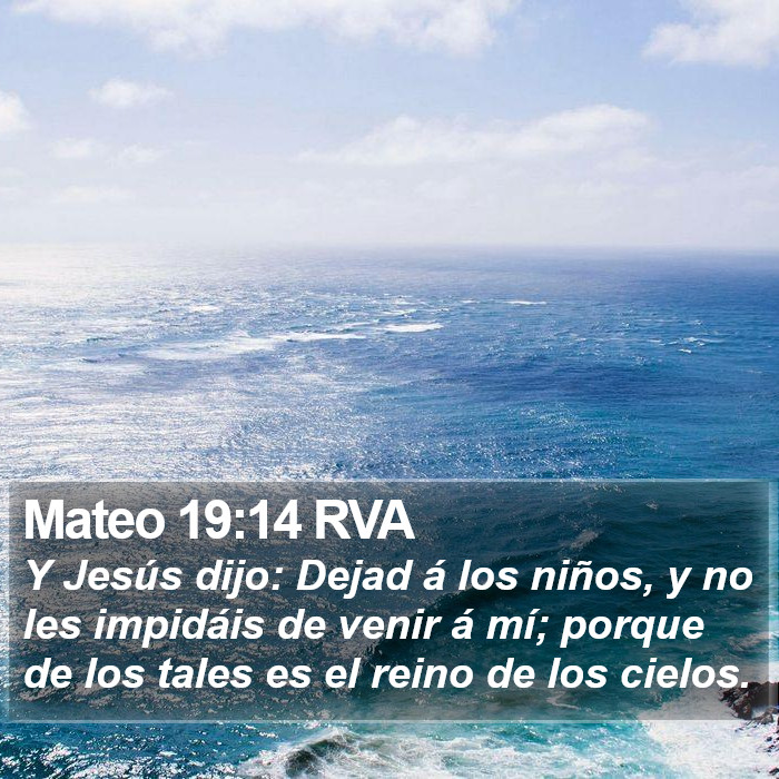 Mateo 19:14 RVA Bible Study