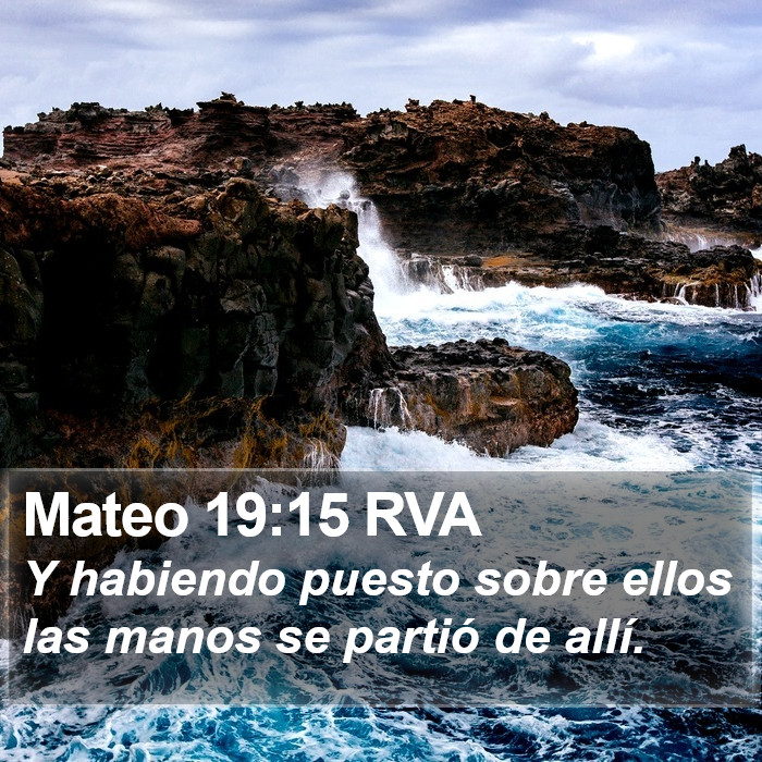 Mateo 19:15 RVA Bible Study