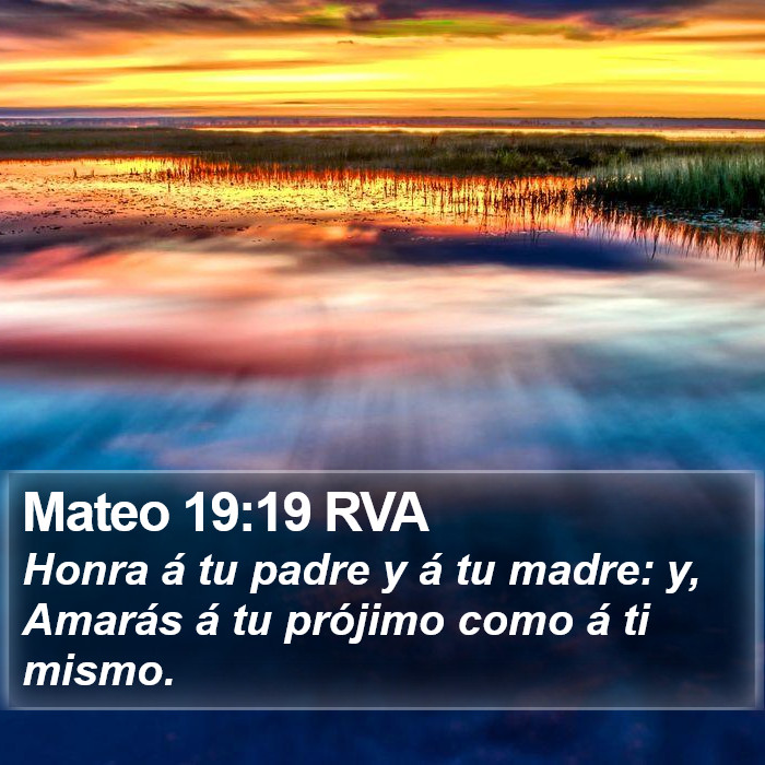 Mateo 19:19 RVA Bible Study