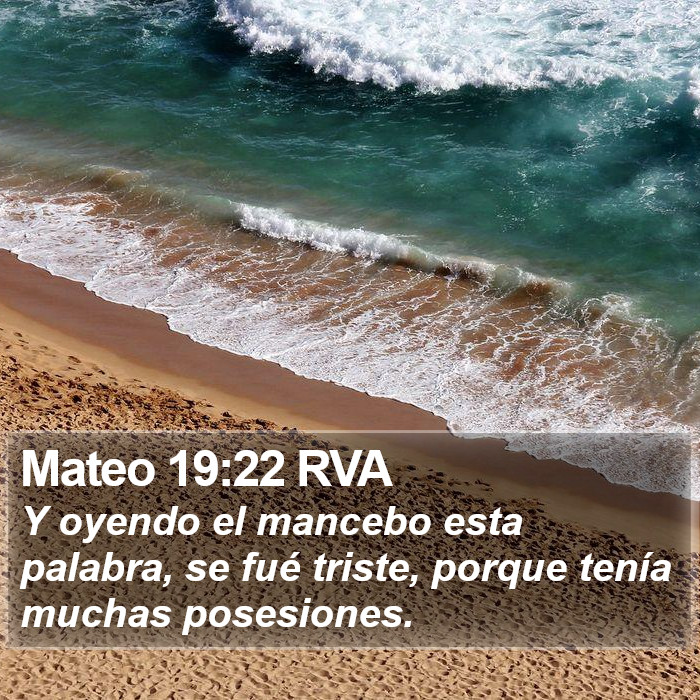 Mateo 19:22 RVA Bible Study