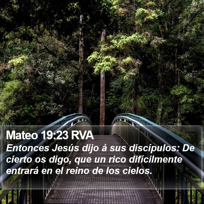 Mateo 19:23 RVA Bible Study