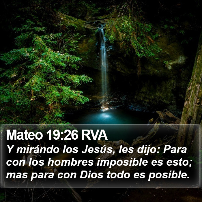 Mateo 19:26 RVA Bible Study