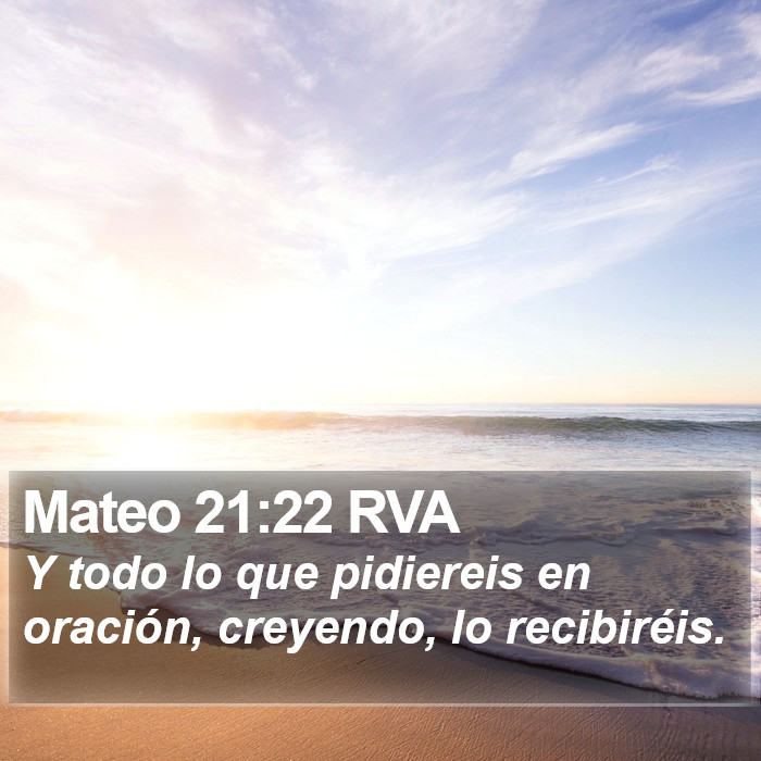 Mateo 21:22 RVA Bible Study