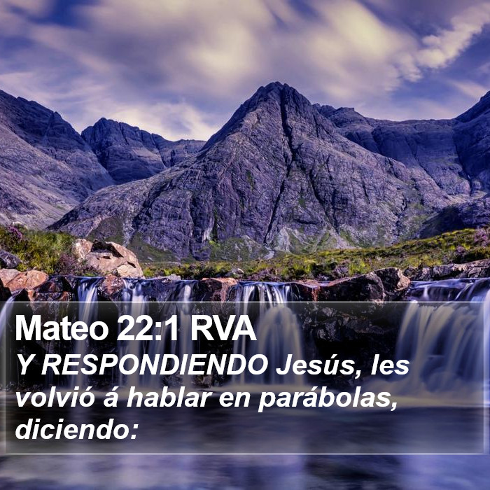 Mateo 22:1 RVA Bible Study