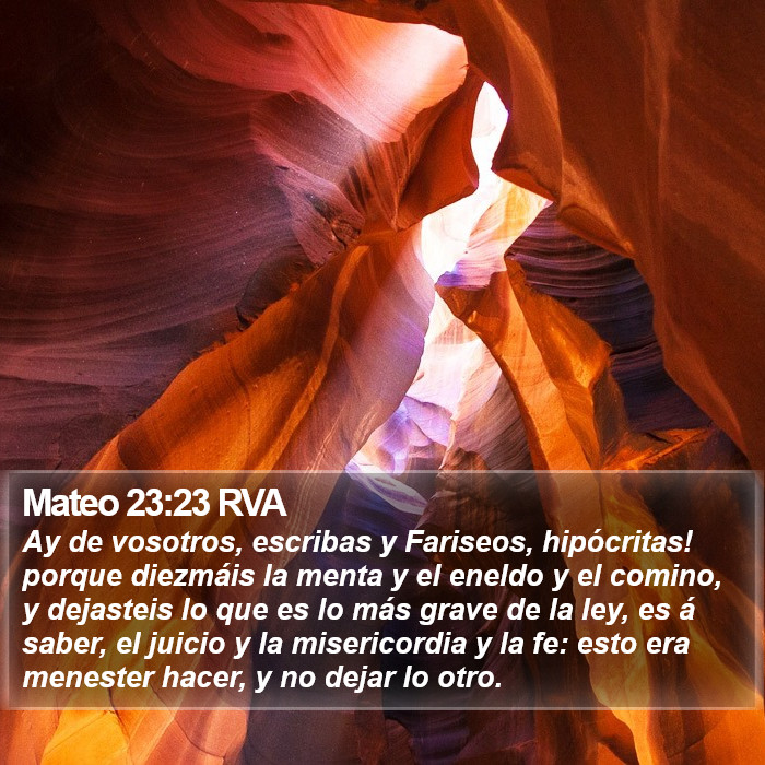 Mateo 23:23 RVA Bible Study