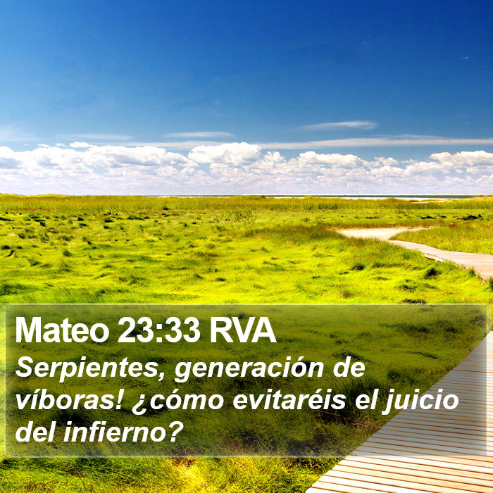 Mateo 23:33 RVA Bible Study