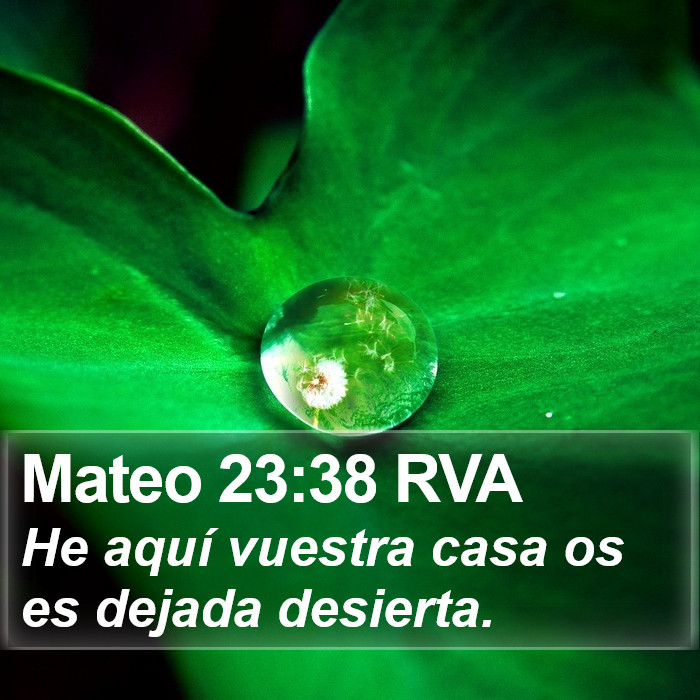 Mateo 23:38 RVA Bible Study