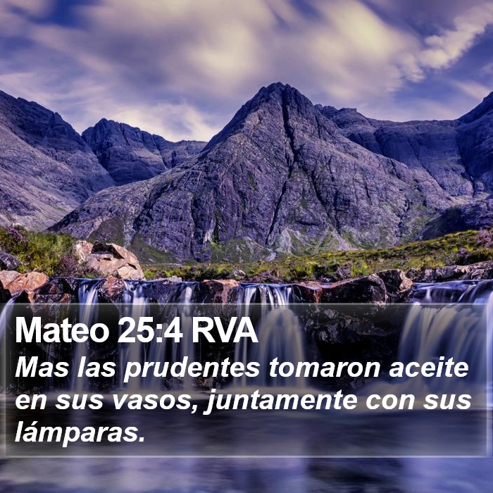 Mateo 25:4 RVA Bible Study