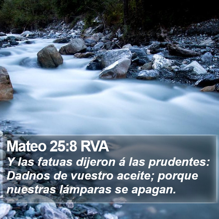Mateo 25:8 RVA Bible Study