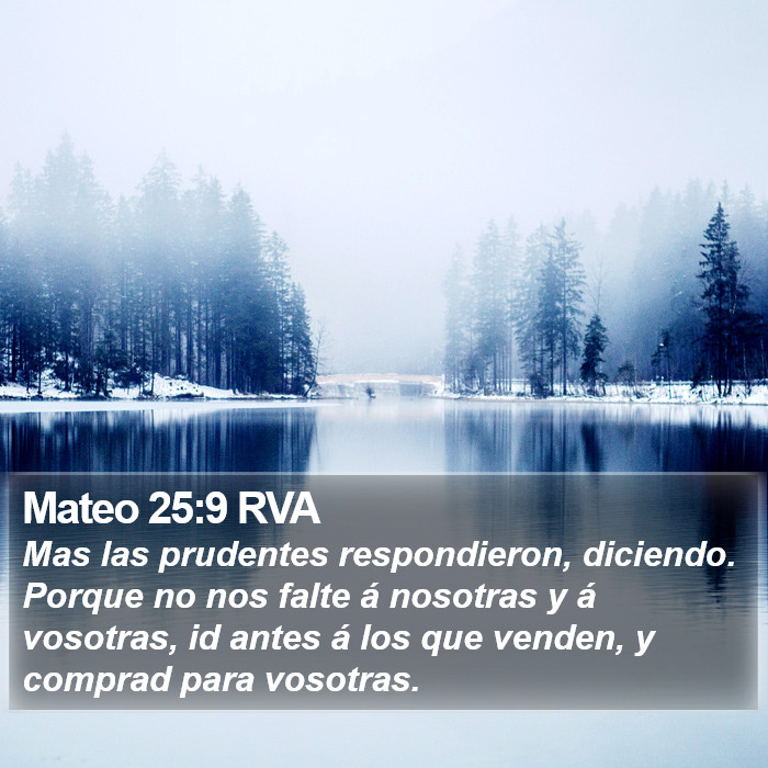 Mateo 25:9 RVA Bible Study
