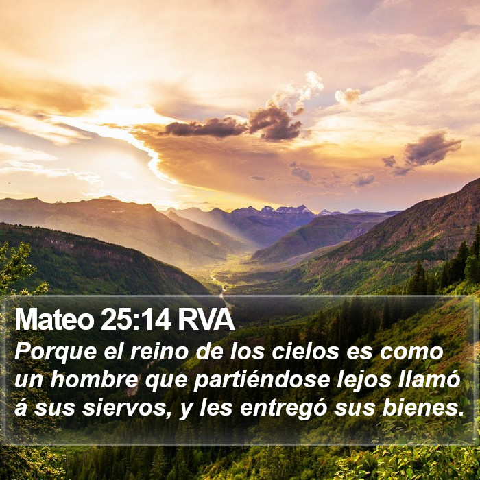 Mateo 25:14 RVA Bible Study