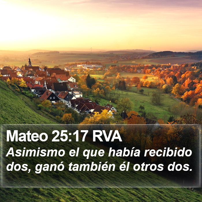 Mateo 25:17 RVA Bible Study