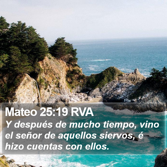 Mateo 25:19 RVA Bible Study