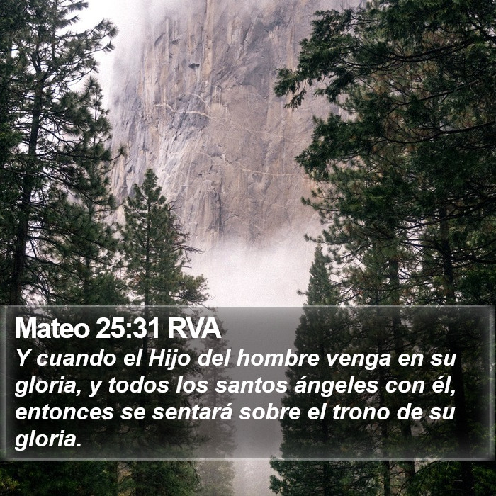 Mateo 25:31 RVA Bible Study