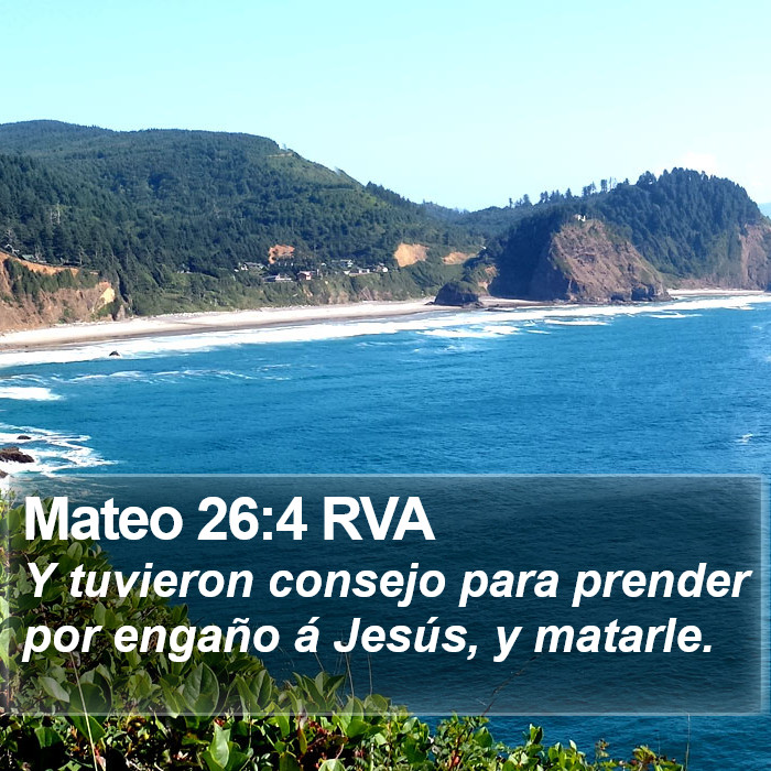 Mateo 26:4 RVA Bible Study