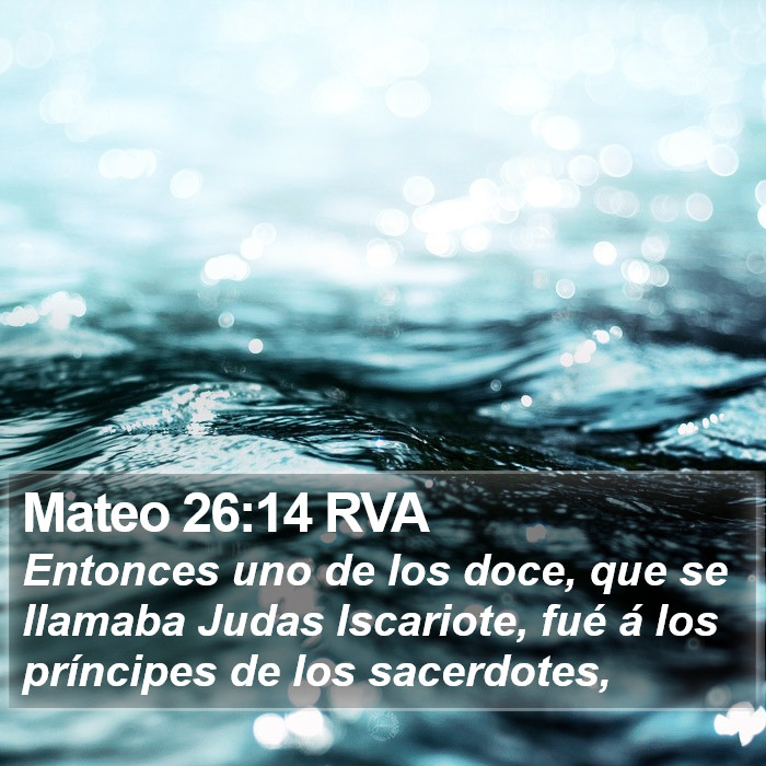 Mateo 26:14 RVA Bible Study