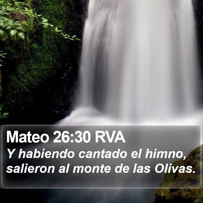 Mateo 26:30 RVA Bible Study