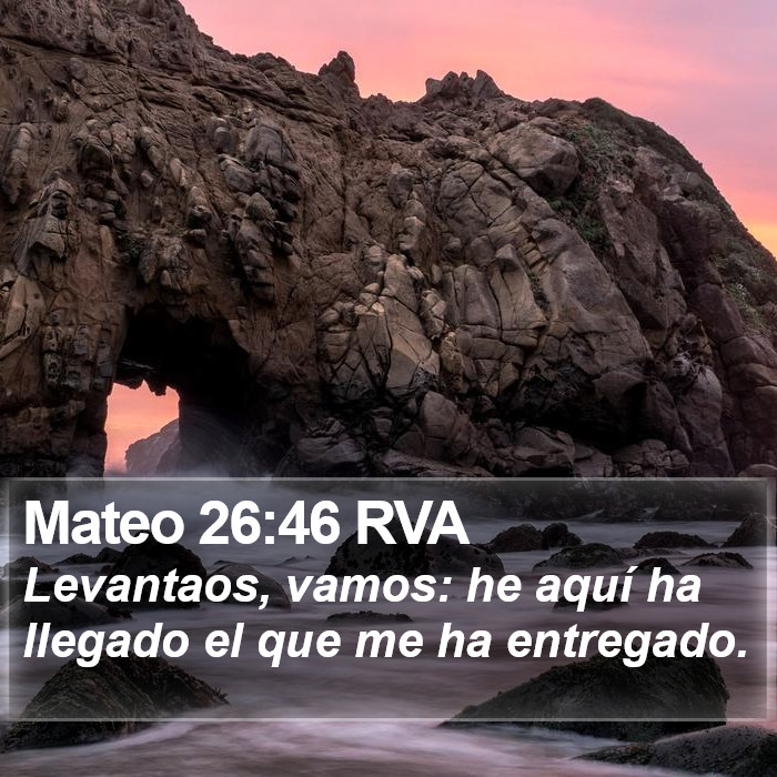 Mateo 26:46 RVA Bible Study