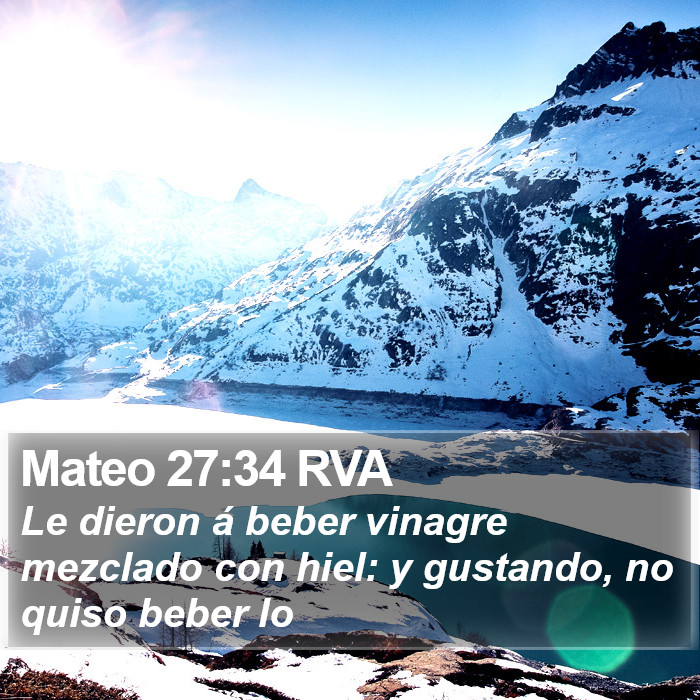 Mateo 27:34 RVA Bible Study