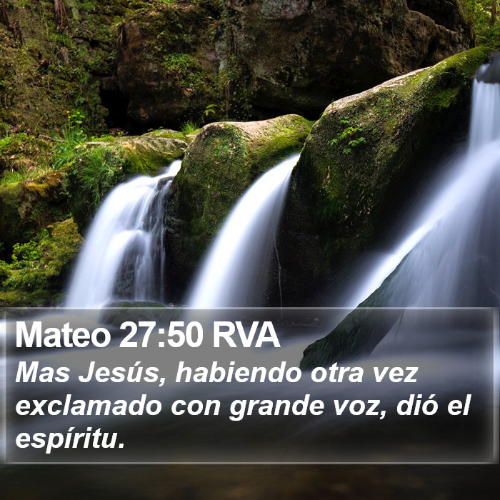 Mateo 27:50 RVA Bible Study